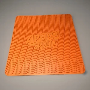 Aperol Spritz Service Bar Mat New 14by 14 Inch Rubber - Picture 1 of 4