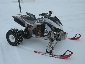ATV Tires to Skis Conversion Kit for Honda 300EX 300X 250EX 250X 450ER - Picture 1 of 12
