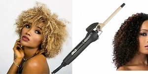 FERRO ARRICCIACAPELLI AFRO 11 MM PIASTRA PER CAPELLI RICCI ARRICCIA CAPELLI AFRO - Picture 1 of 4