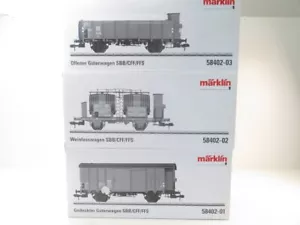 (1REI22) Märklin 58402 Spur 1 DC Güterwagen-Set "125 Jahre Gottardo" SBB, OVP - Bild 1 von 13