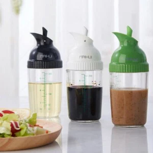 200ml Salad Dressing Shaker Cup Universal Manual Sauces Gadget Mixer B1I0U K* - Picture 1 of 16