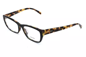 PRADA VPR 18O-A NAI-1O1 BLACK TORTOISE AUTHENTIC FRAMES EYEGLASSES 49-16 - Picture 1 of 4