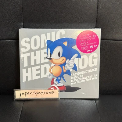 Masato Nakamura Sonic The Hedgehog 1&2 Soundtrack Music CD F/S from Japan - Image 1 of 2