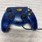 Vtg 2001 Mad Catz Control Pad Wired Controller For Xbox Transluscent Blue