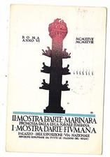 V770-Ia MOSTRA D'ARTE FIUMANA-ROMA 1928