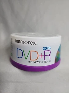 Memorex DVD + R (30ER-Pack) Neu werkseitig versiegelt A5 - Bild 1 von 4