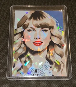 Taylor Swift - handgefertigter Refraktor holografische Sammelkarte Erinnerungsstücke Kunst - Bild 1 von 4