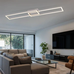 Lampada Da Soffitto Design Dimmerabile LED Per Camera Da Letto Regolabile - Foto 1 di 12
