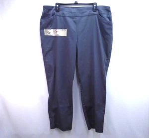 CROFT & BARROW Effortless Women’s Plus Size 20W Stretch Pants Gray Straight Leg - Picture 1 of 9