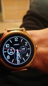 Elegante Fossil Gen 5E Smartwatch (Modellnummer: FTW6068) in Roségold - Bild 1 von 8