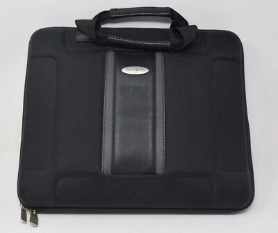 Ballistic Nylon Samsonite Semi Hard Padded Case Computer Messenger Bag 13" - Image 1 of 4