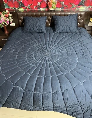 White Cotton quilt king cotton blanket cotton comforter queen bedding set - Image 1 of 4