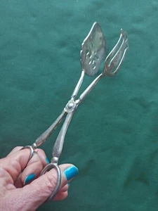 Leonard Vintage Salatzange mit Scherengriff, edles Design, ca. 50er Jahre - Bild 1 von 4