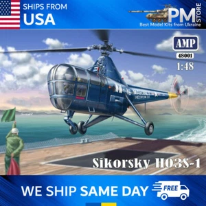 AMP 48-001 Sikorsky HO3S-1 Marines Hedron-33 plastic model kit 1/48 - Picture 1 of 12
