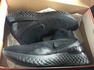 nike rise react flyknit black