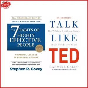 Combo Set of 2 (7 Habits of Highly Effective People+Talk Like TED) BRANDNEW - Picture 1 of 3