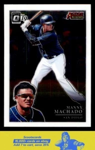 2019 Donruss Optic Manny Machado Action Allstars #AA-10 San Diego Padres - Picture 1 of 2