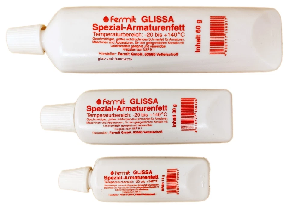 Grasa especial para grifos Fermit Glissa grasa para grifo sin goteo apta para alimentos - Imagen 1 de 1