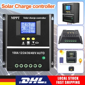 4000W 100A MPPT Solar PV Regler 12V 24V 36V 48V Solar Laderegler Controller LCD - Bild 1 von 7