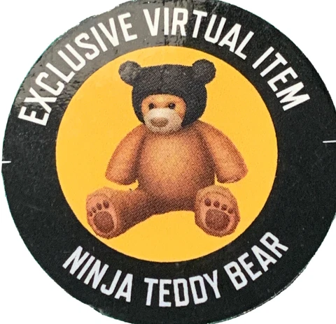 Roblox Celebrity Series Ninja Teddy Bear Virtual Item Avatar Accessory CODE ONLY Cover