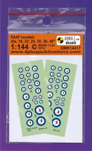 1/144 Decals: Modern RAAF roundels : #DMK14417 : MARK1 - Picture 1 of 2