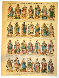 BILD VON EPINAL PELLERIN KÖNIGE & KÖNIGINNEN VON FRANKREICH NR. 1398 ALT   - Bild 1 von 1
