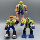 RESCUE HEROS LOT OF 3 MATTEL FISHER PRICE 1998 - 2002 ACTION FIGURE Vintage Toy