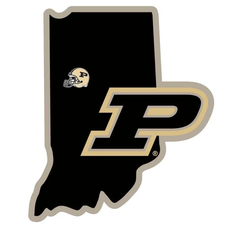 Purdue Boilermakers Home State Decal Sticker Vinyl Decal - Image 1 of 1