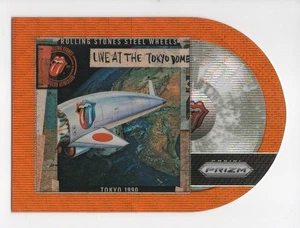 2025 The Rolling Stones Album Live at Tokyo #44 Die-Cut Orange Wave Prizm /199 - Picture 1 of 2