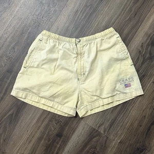 Pantalones Cortos Vintage Chaps Polo Ralph Lauren Deletrear Bandera Para Hombre M Años 90 Bordados - Imagen 1 de 4