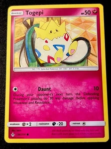 Togepi 136/214 NM Non Holo Cute Egg Discontinued Pink Fairy Pokemon Card! - Picture 1 of 1