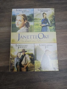Nagelneu Versiegelt! Janette Oke: Die Liebe kommt weich Serie 4 DVD Filme Box Set - Bild 1 von 6
