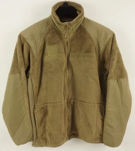 USA Military Issue ECWCS Polartec Gen 3 Fleece Jacket Men's Medium Coyote Zip - Picture 1 of 12