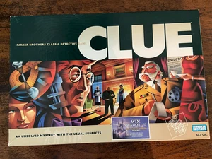 Clue Vintage 1996 Version Board Game Parker Brothers Pre Owned Complete #4 - Picture 1 of 12