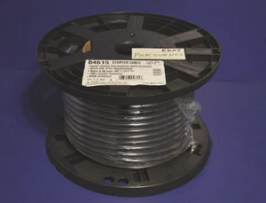 Deka Black  2 AWG Gauge Starter Battery Cable Copper 100 FT  Roll  MADE IN USA - Picture 1 of 6