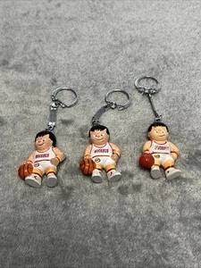 Vintage 1987 Lil Sports Brat Houston Rockets Keychains Lot Of 3 VTG Rare - Picture 1 of 2