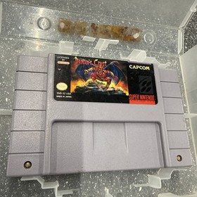 Demons Crest Super Nintendo SNES 1994 Original Game