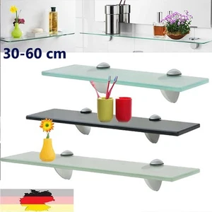 Glasablage Glasboden Wandregal Badregal Badezimmerablage Spiegelablage - Bild 1 von 29