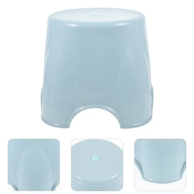 Plastic Stool Thicken Stool for Living Room Home (Blue) Thicken Stool - Image 1 of 4