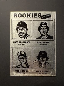 1984 Huntington's Disease Foundation Benefit 1977 Topps Dale Murphy Aluminum RC - Picture 1 of 2