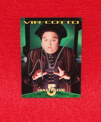Autógrafo Skybox Vir Cotto Babylon 5 1998 9 Stephen Furst Foto 1 de 3