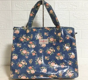Cath Kidston PVC Floral Enamel Hand Tote Bag Used Women - Picture 1 of 9