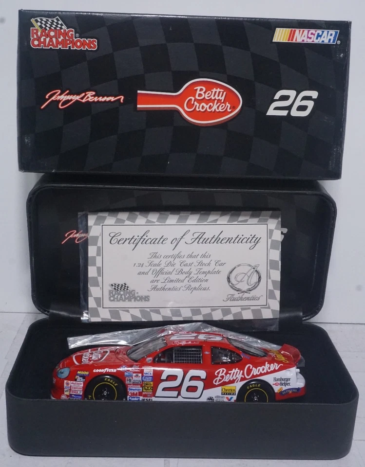 Racing Champions Authentics Johnny Benson 26, Betty Crocker 24/1 1998 ¡1/4.500!! Foto 1 de 4