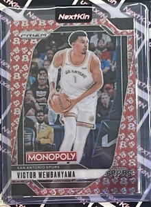 2024-25 Panini Prizm Victor Wembanyama 73 Monopoly Free Parking - Picture 1 of 2