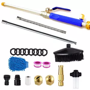 High Pressure Power Washer Water Spray Gun Nozzle Wand Attachment Garden Hose - Picture 1 of 14