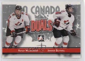 2007-08 ITG O Canada Duals Jennifer Botterill Hayley Wickenheiser #83 HOF