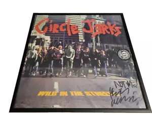 "CIRCLE JERKS BAND SIGNIERT WILD IN STREETS VINYL LP ALBUM KEITH MORRIS ""NO WAY" - Bild 1 von 1