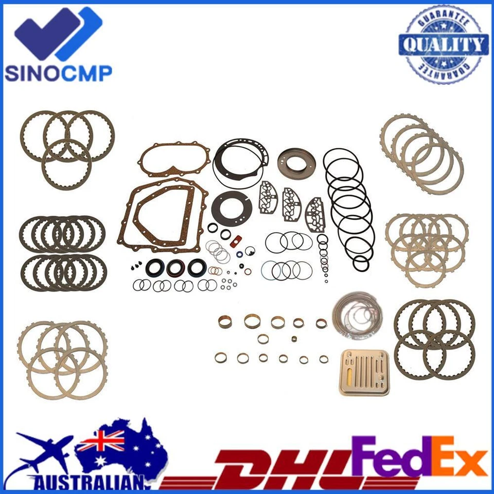 A604 40TE 41TE F4AC1 Transmission Master Rebuild Kit For Cirrus Sebring Voyager - Image 1 of 1