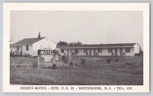 Postal Geer's Motel Whitehouse, NJ RTE US 22 - Imagen 1 de 3