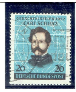DEUTSCHLAND 1952 Carl Schutz FU FU CV 8,00 $ - Bild 1 von 1